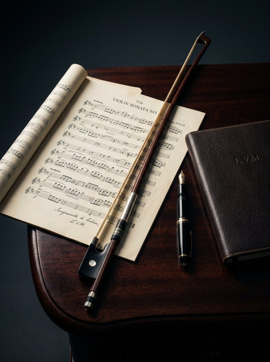Ambiente de consultoria da Virtuoso Consulting — instrumentos musicais e mesa de trabalho executiva